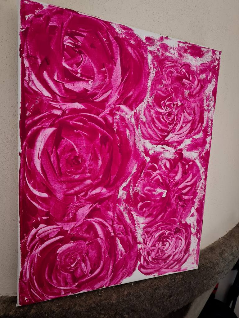 Original Abstract Floral Painting by Maksim Gorshkov