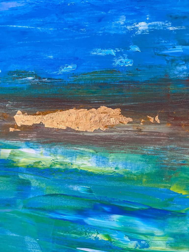 Original Abstract Seascape Painting by Maksim Gorshkov