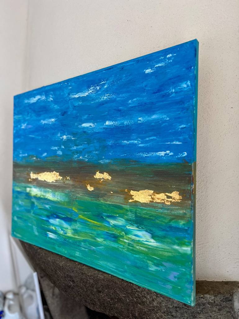 Original Abstract Seascape Painting by Maksim Gorshkov