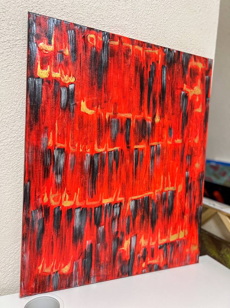 Original Abstract Religion Painting by Maksim Gorshkov