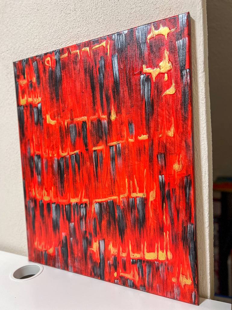 Original Abstract Religion Painting by Maksim Gorshkov