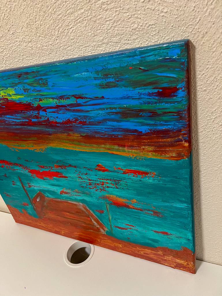 Original Abstract Landscape Painting by Maksim Gorshkov