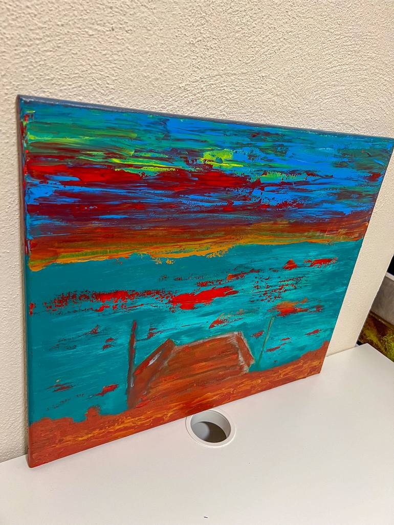 Original Abstract Landscape Painting by Maksim Gorshkov