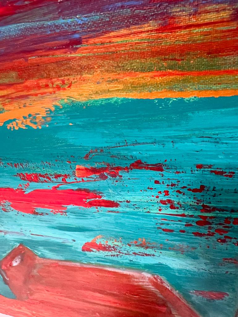 Original Abstract Landscape Painting by Maksim Gorshkov