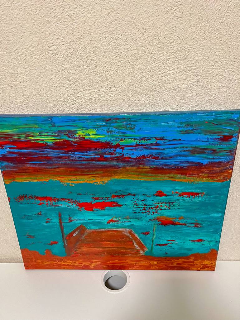 Original Abstract Landscape Painting by Maksim Gorshkov