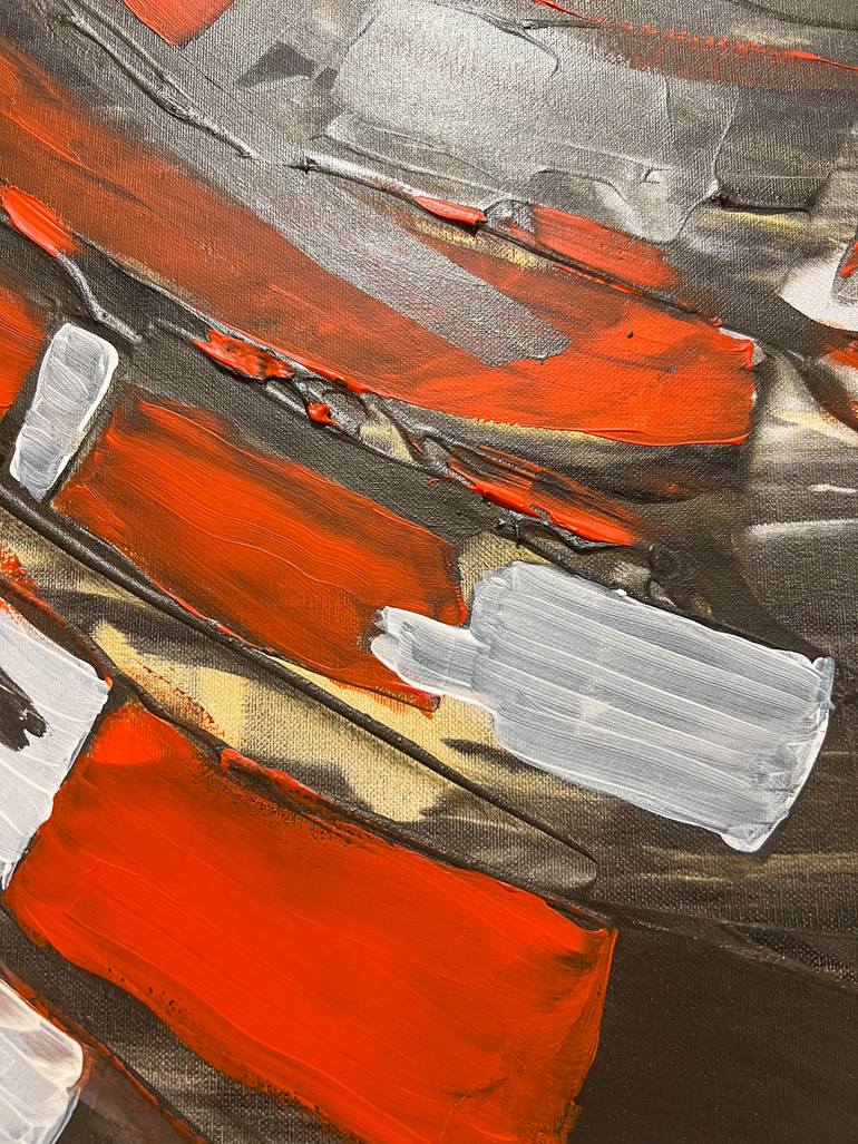 Original Abstract Geometric Painting by Maksim Gorshkov
