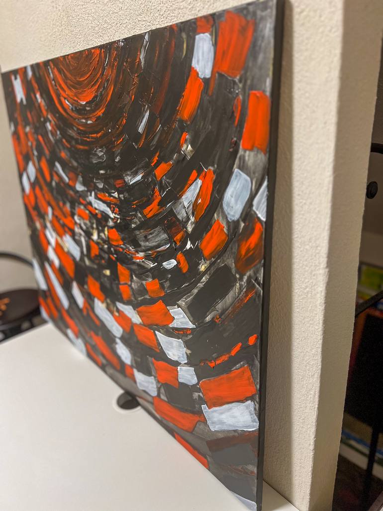 Original Abstract Geometric Painting by Maksim Gorshkov