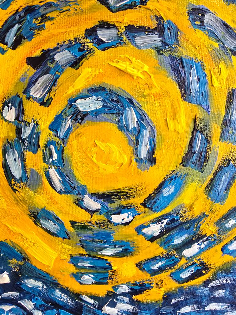 Original Abstract Expressionism Abstract Painting by Maksim Gorshkov