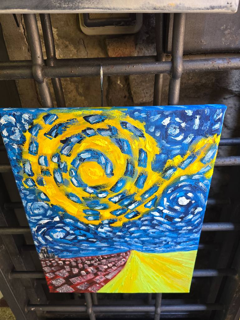 Original Abstract Expressionism Abstract Painting by Maksim Gorshkov