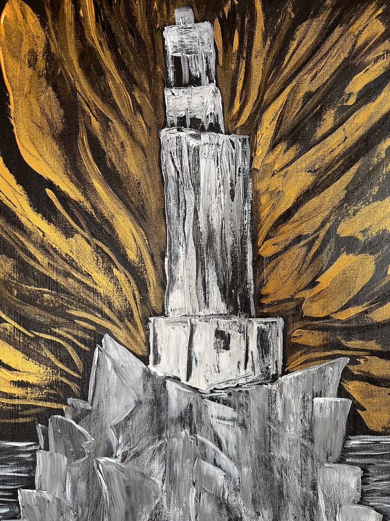 Original Abstract Expressionism Seascape Painting by Maksim Gorshkov