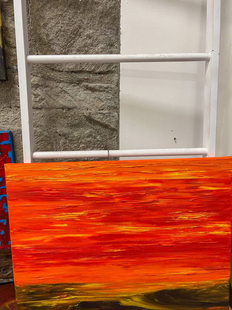 Original Abstract Landscape Painting by Maksim Gorshkov