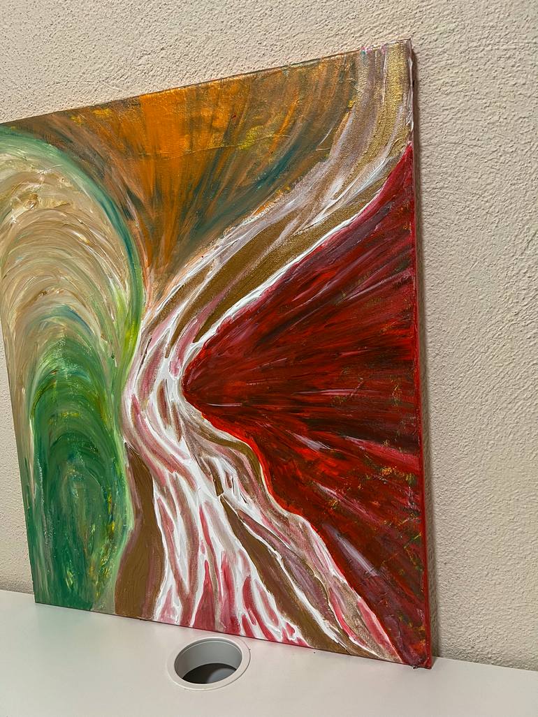 Original Abstract Expressionism Abstract Painting by Maksim Gorshkov