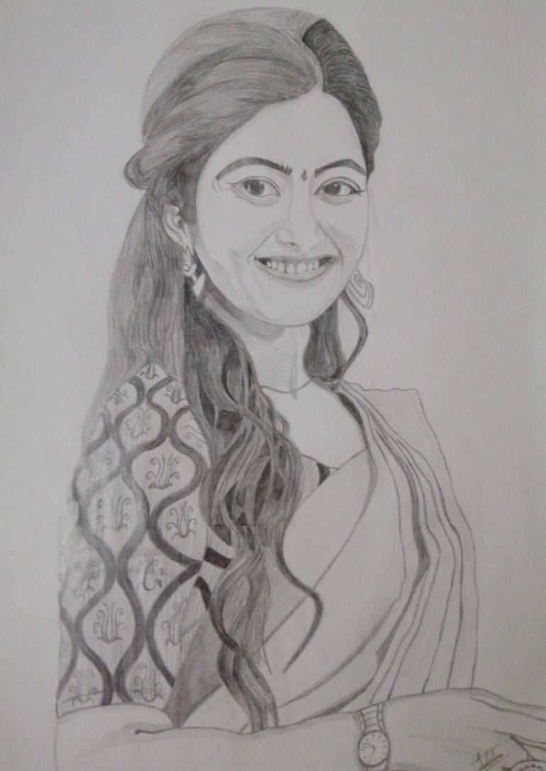 Original Realism People Drawing by Thanushka Lakshan
