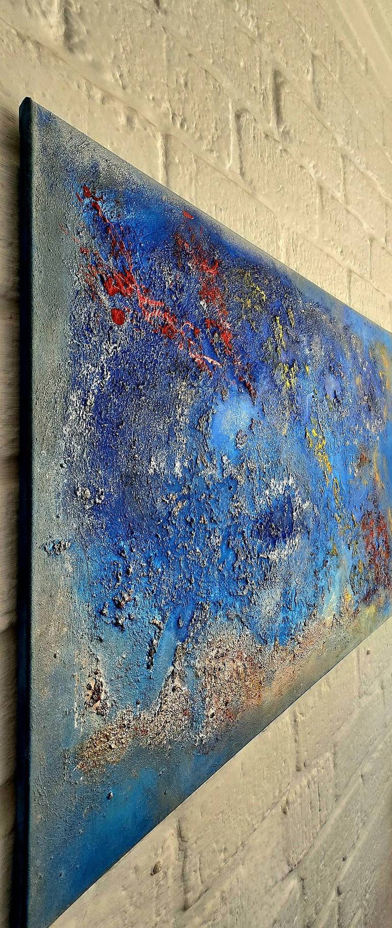 Original Abstract Expressionism Seascape Painting by Maryna Makarova