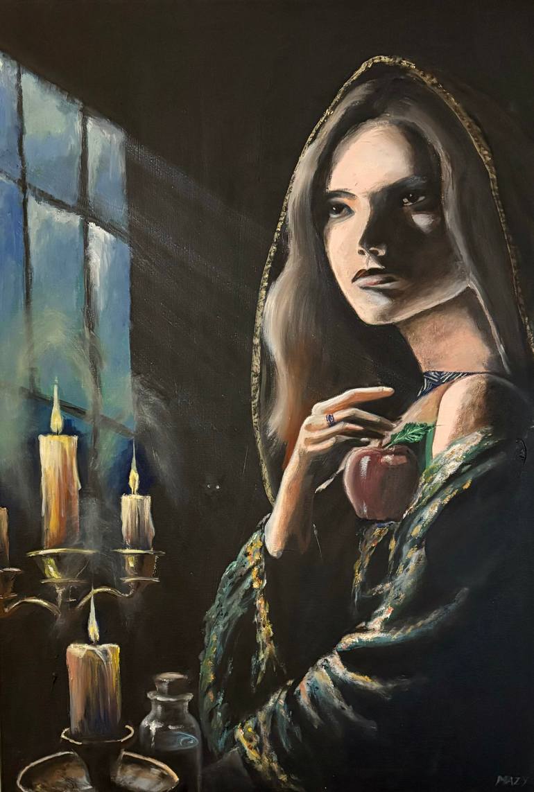 Original Classicism Women Painting by Nicolas De Kerchove