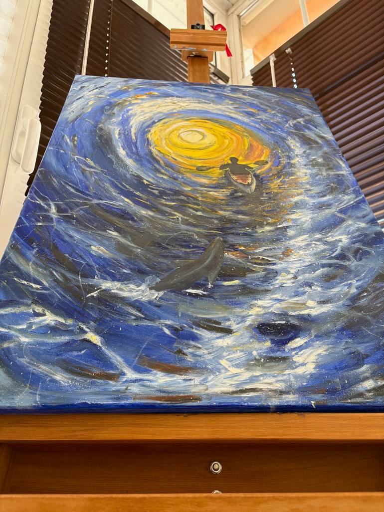 Original Expressionism Seascape Painting by Nicolas De Kerchove
