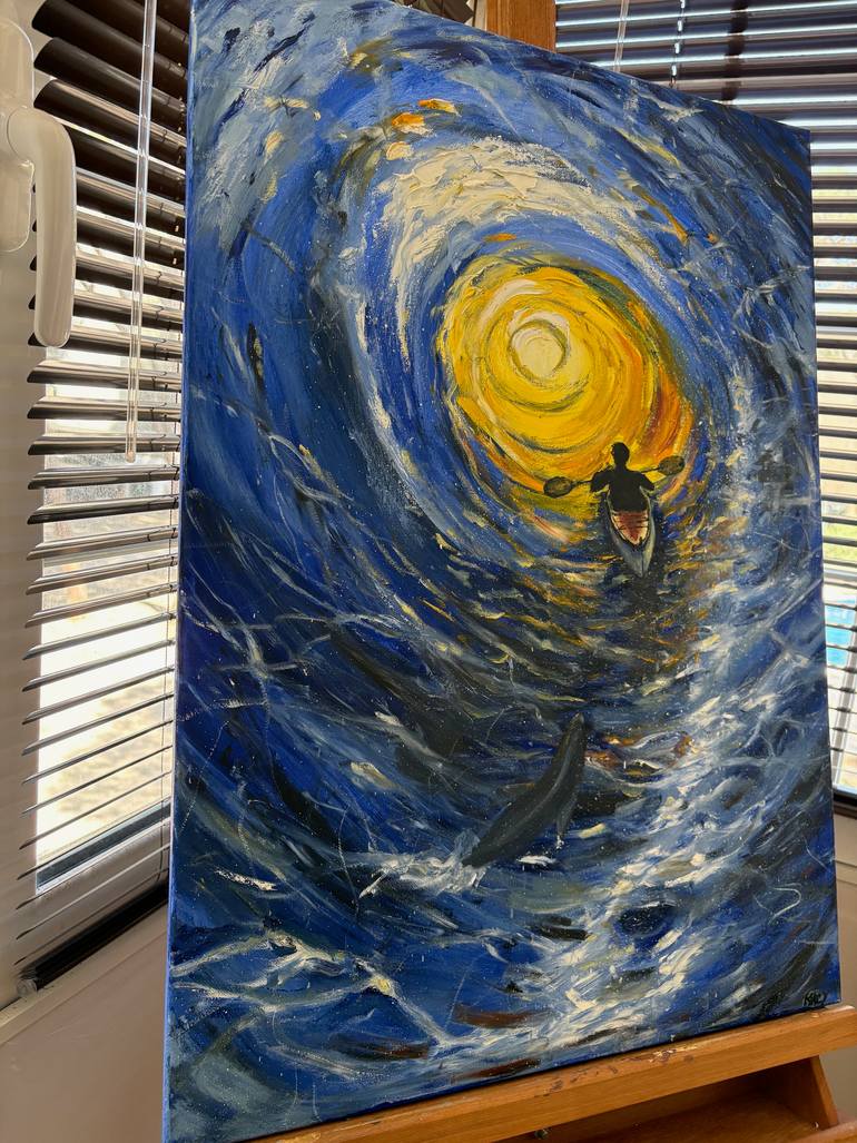 Original Expressionism Seascape Painting by Nicolas De Kerchove