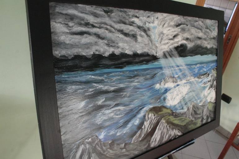 Original Color Field Painting Landscape Painting by Aldo Curcio