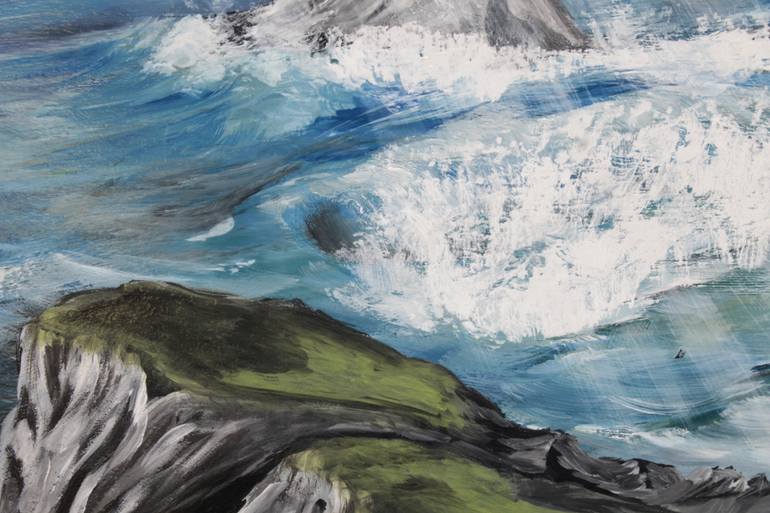 Original Color Field Painting Landscape Painting by Aldo Curcio