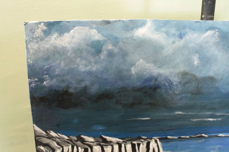Original Color Field Painting Landscape Painting by Aldo Curcio