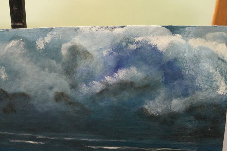 Original Color Field Painting Landscape Painting by Aldo Curcio