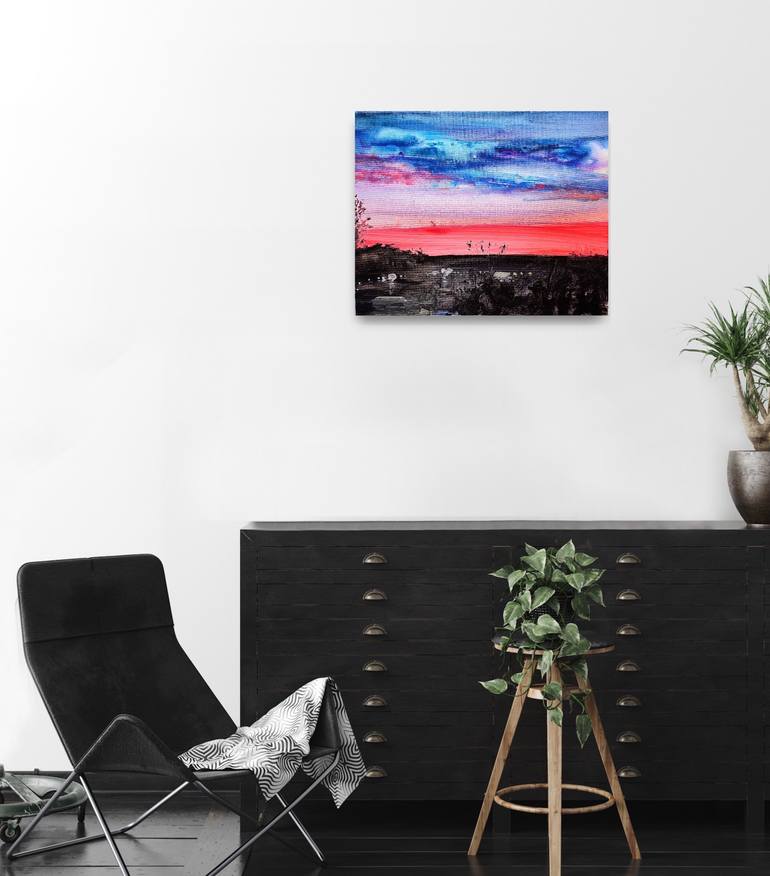 Original Contemporary Abstract Painting by Monica Leonardo 