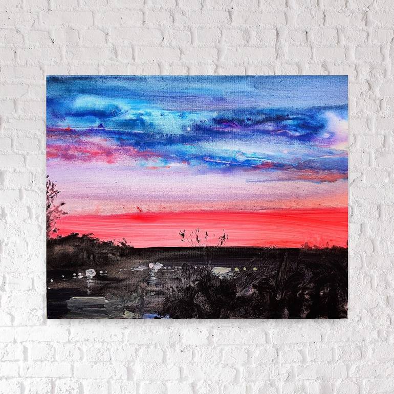 Original Contemporary Abstract Painting by Monica Leonardo 