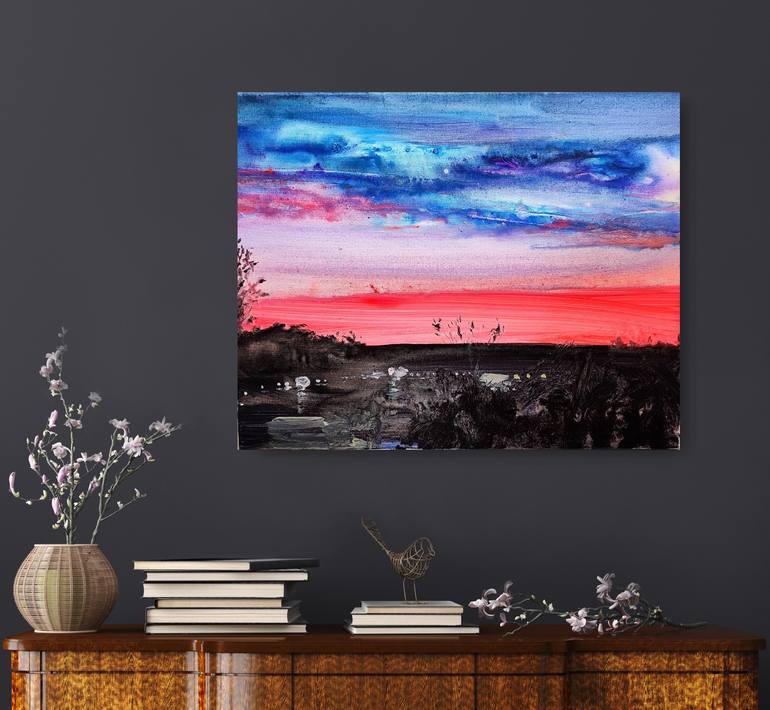 Original Contemporary Abstract Painting by Monica Leonardo 