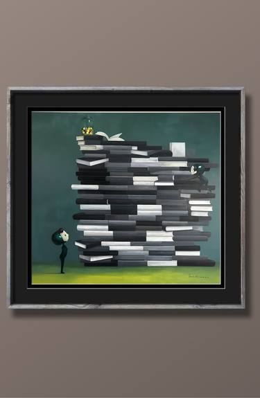 Original Contemporary Cartoon Paintings by Paul Lee