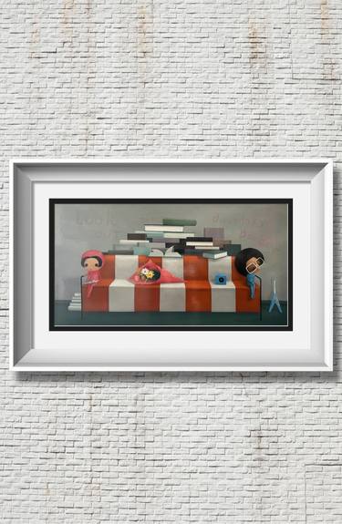 Original Contemporary Cartoon Paintings by Paul Lee