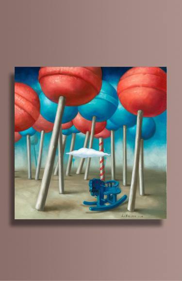 Original Contemporary Cartoon Paintings by Paul Lee