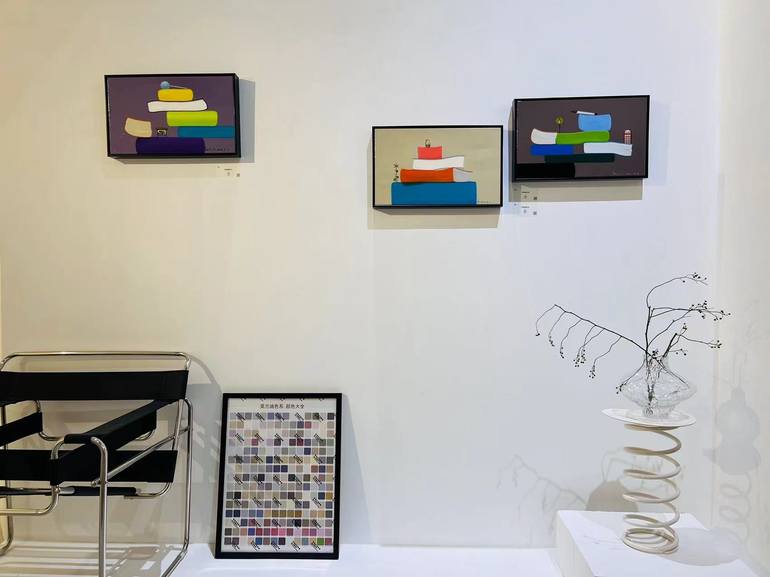 Original Contemporary Cartoon Painting by Paul Lee