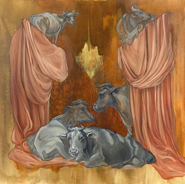 Original Baroque Classical Mythology Paintings by Anna Kiparis