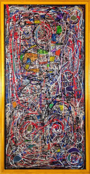 Original Abstract Expressionism Abstract Paintings by Waseem Sallam