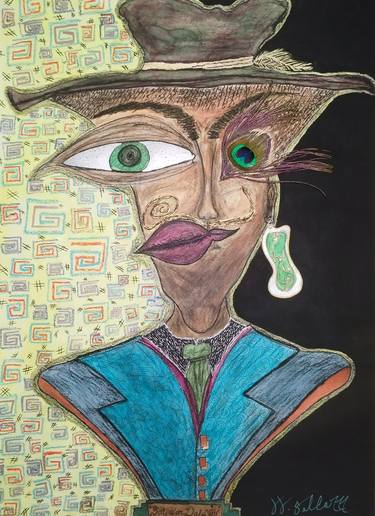Original Surrealism Fantasy Painting by Waseem Sallam
