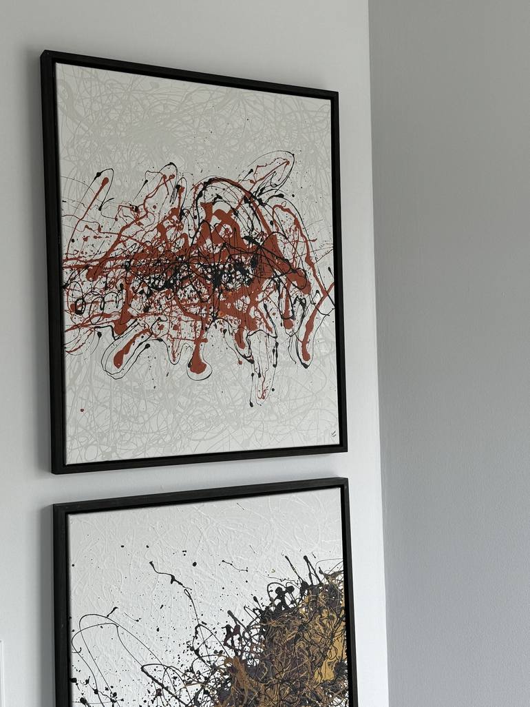 Original Abstract Painting by Gustaaf van Soestbergen