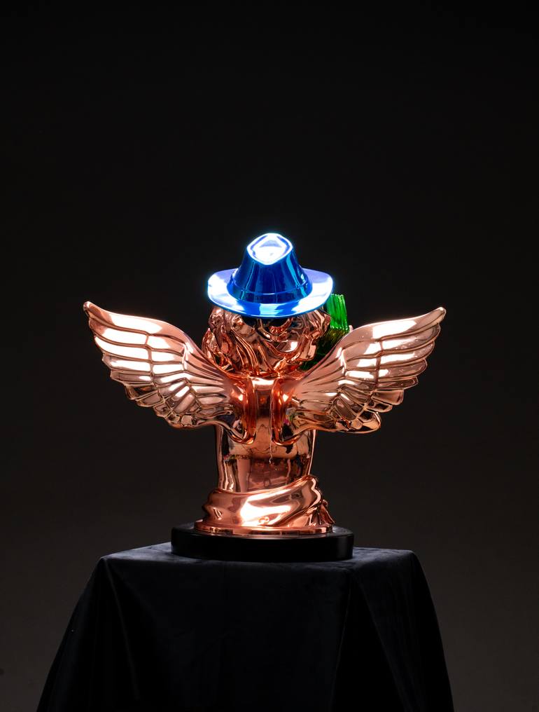 Original Pop Art Classical Mythology Sculpture by Ujas Sadh
