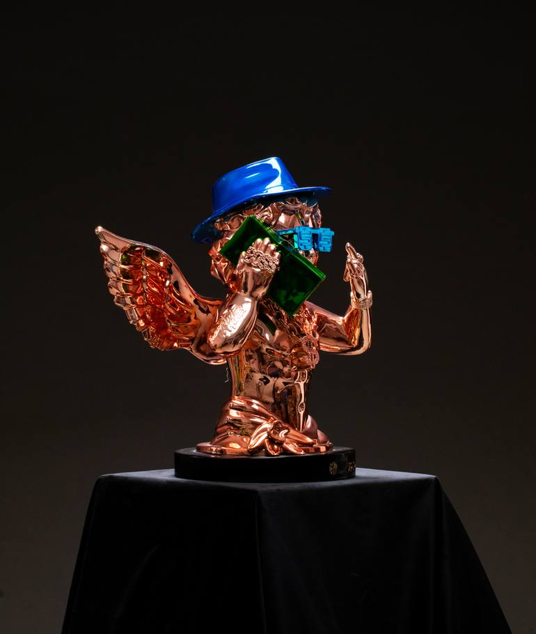Original Pop Art Classical Mythology Sculpture by Ujas Sadh