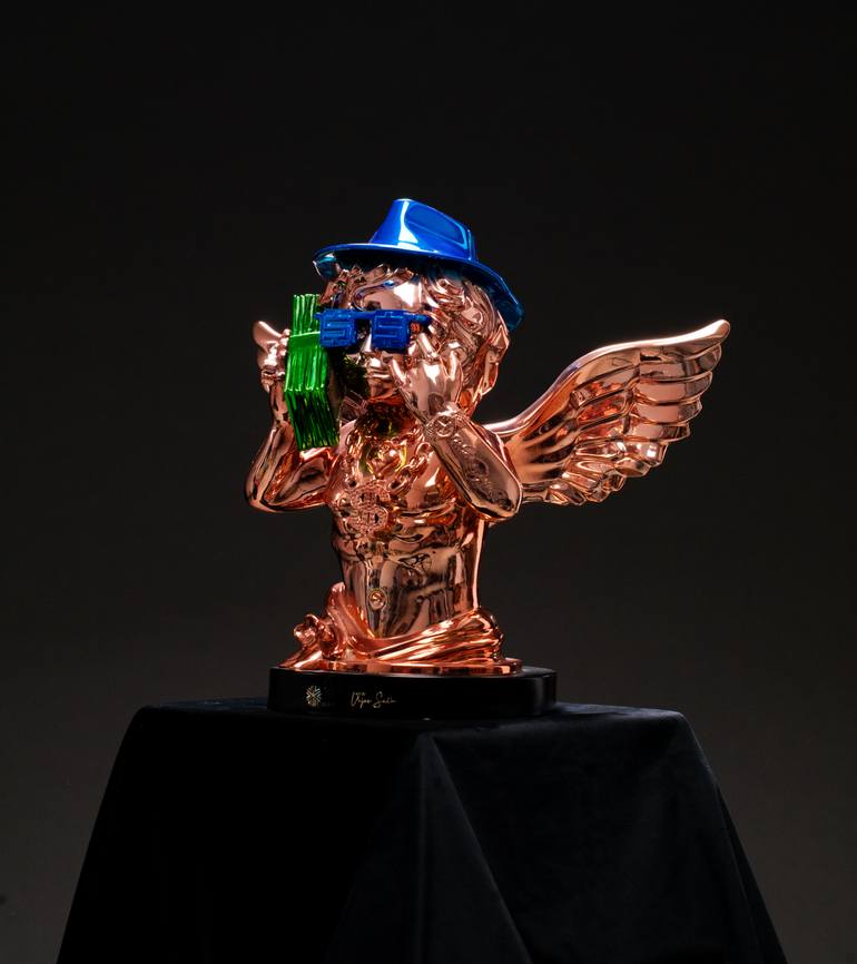 Original Pop Art Classical Mythology Sculpture by Ujas Sadh