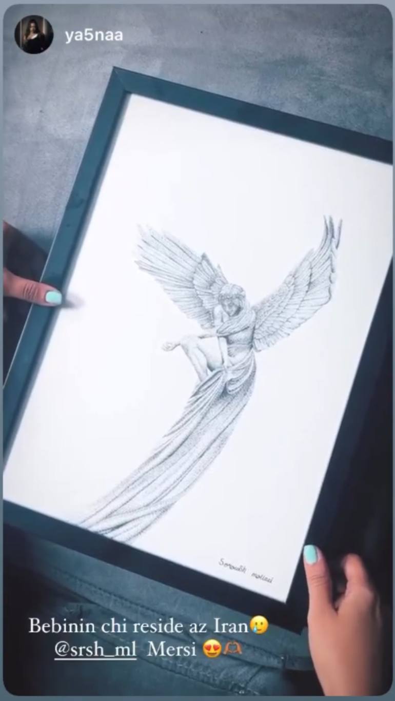 Original Figurative Women Drawing by Soroush Mollaei