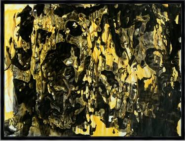 Original Abstract Expressionism Abstract Mixed Media by Ioannis Panagiotov