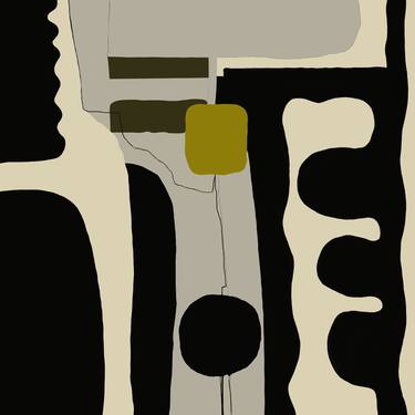 Original Color Field Painting Abstract Digital by Puja Puri
