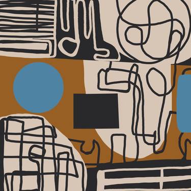 Original Abstract Expressionism Abstract Digital by Puja Puri
