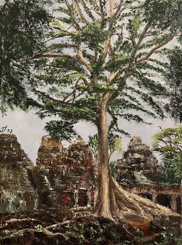 Original Impressionism Architecture Paintings by Jodee Fok