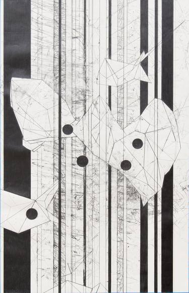 Original Abstract Drawings by Daniel DeLuna