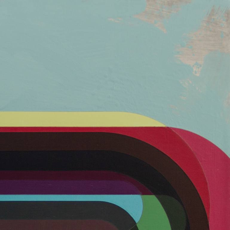 Original Fine Art Abstract Painting by Daniel Deluna