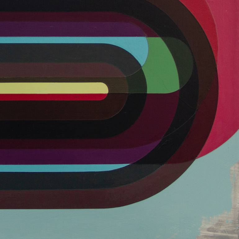 Original Fine Art Abstract Painting by Daniel Deluna
