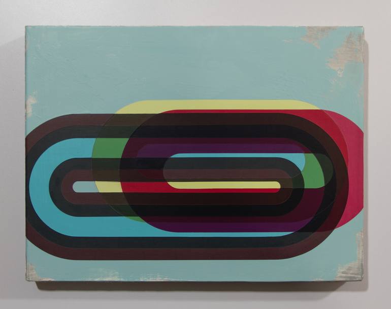 Original Fine Art Abstract Painting by Daniel Deluna