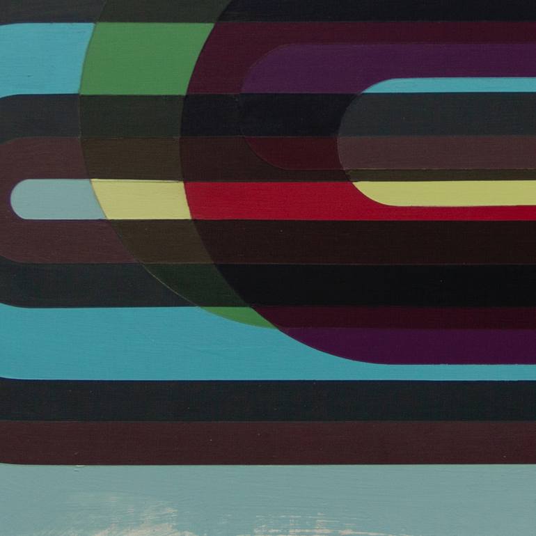 Original Fine Art Abstract Painting by Daniel Deluna