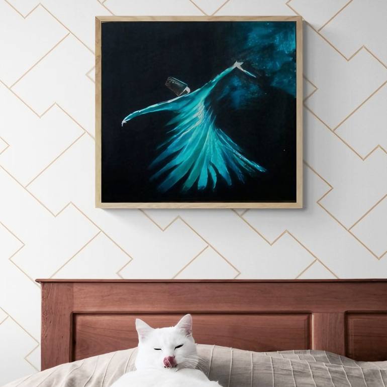 Original Classicism Calligraphy Painting by Ayesha Shafique
